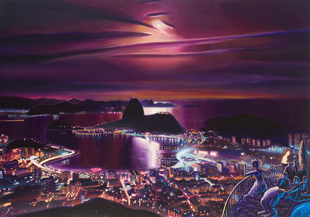 Night of thre Wantons by Robert Yarber sold for $8,733.
Image courtesy of Bonhams Cornette de Saint Cyr