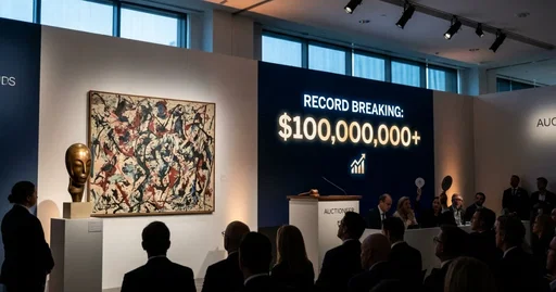 Pollock and Brancusi Surpass $100 Million at Auction
