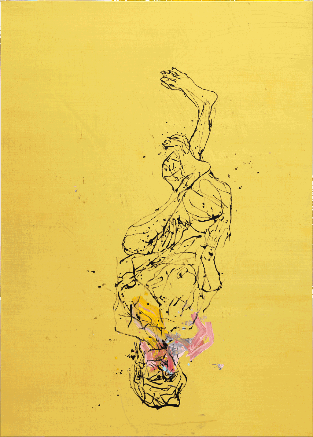 Georg Baselitz, Die goldene Kittelschürze. Photo: Stefan Altenburger. Courtesy Fondazione Giorgio Cini.