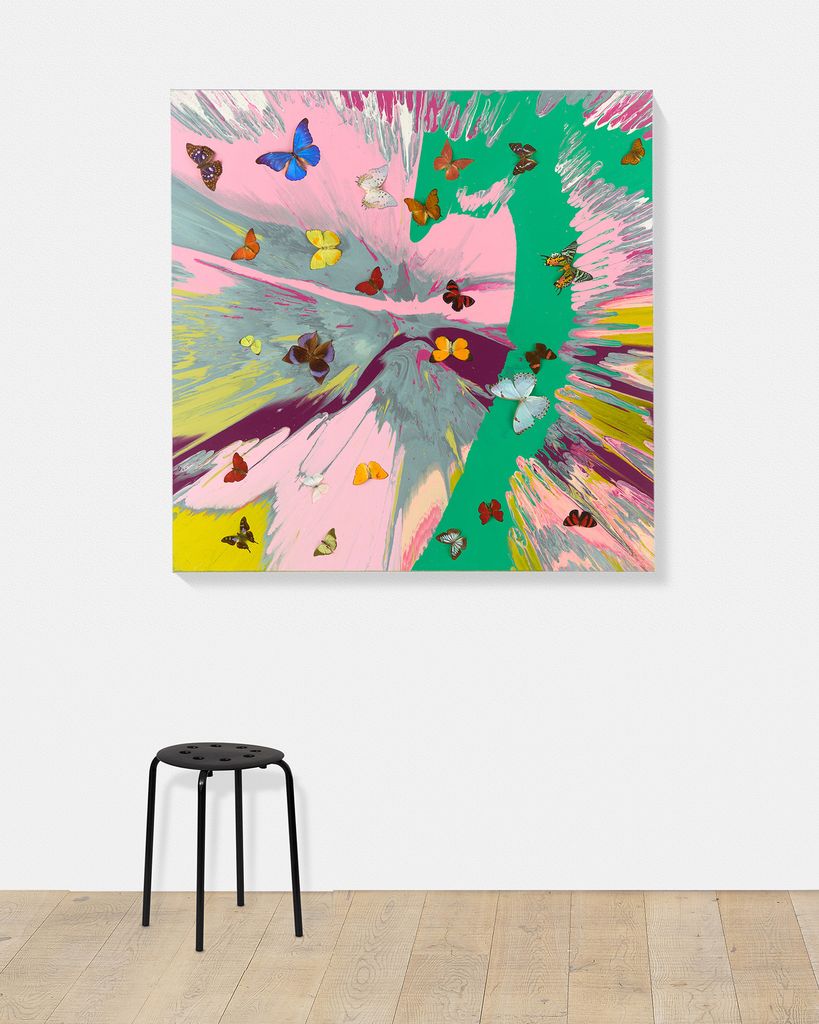 Beautiful Affection in all Directions Painting (with Butterflies) scale image