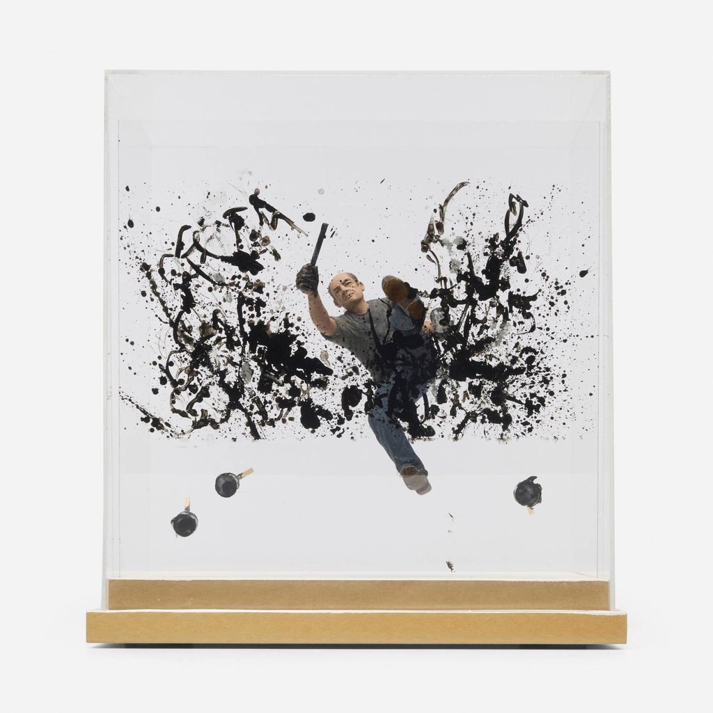 Namuth's Pollock #5 by Joe Fig sold for $14,600. Image courtesy of Rago
