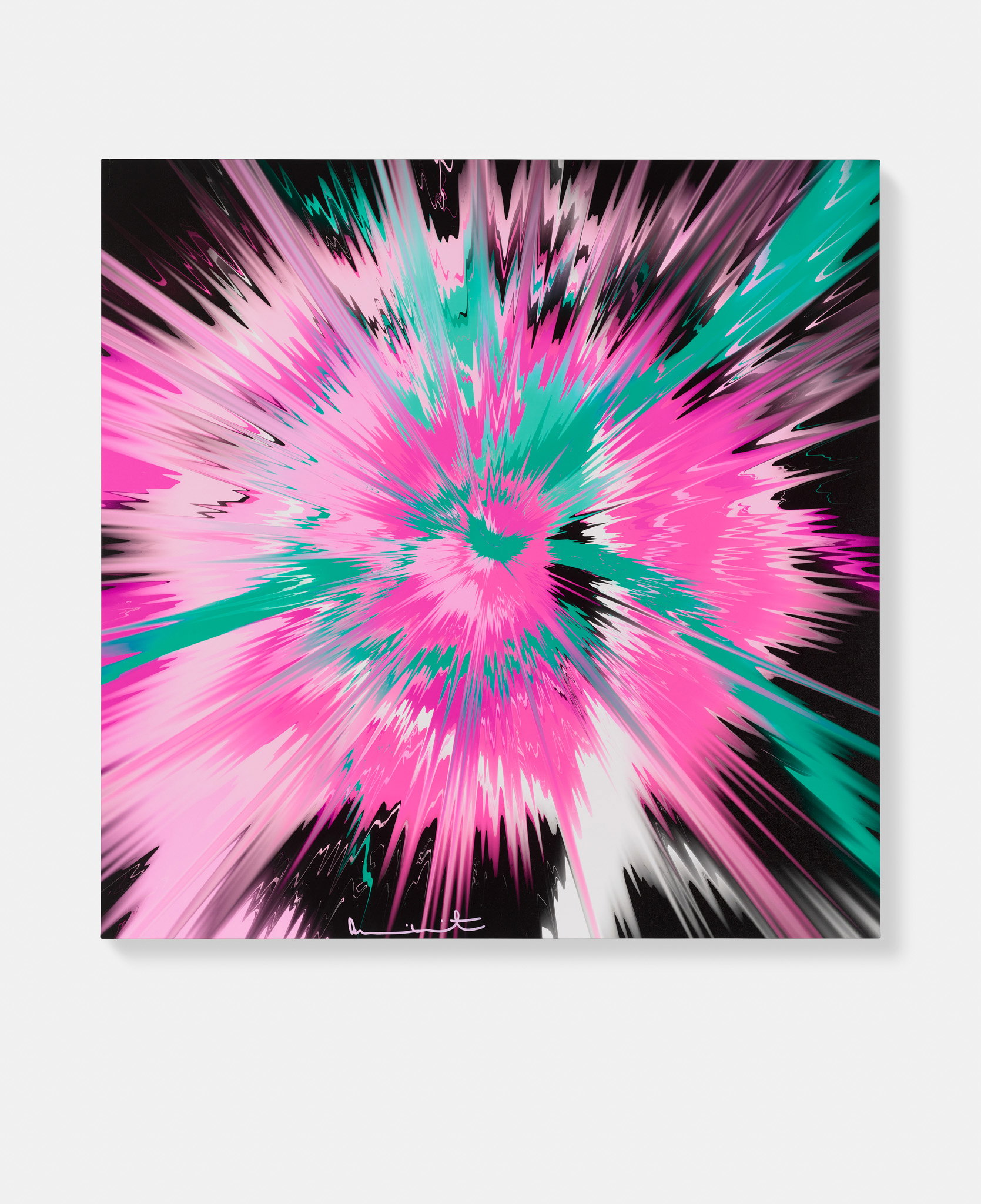 Beautiful, Fearlessly Over-Hasty, Truly Contrite, Almost Reverent, Full To Overflowing Vapor Painting image #1 main image