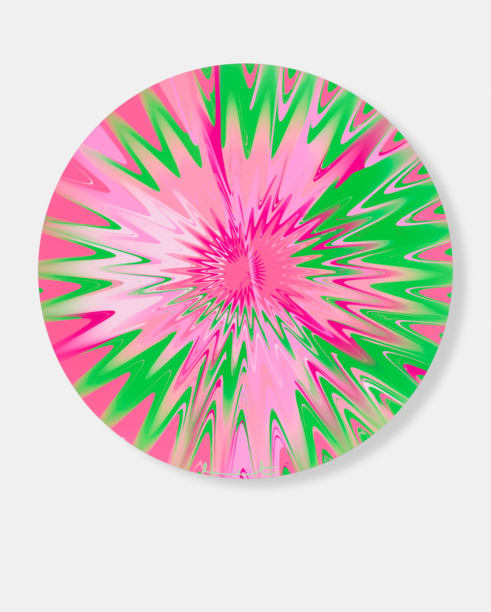 Beautiful, Half-Suspended, Soft And Serene Implosion Painting image #1 main image