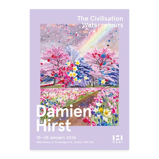 Damien Hirst - Heaven's Breath Civilisation Poster