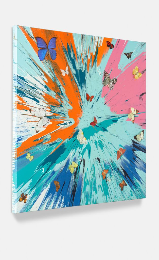 Beautiful Wellbeing and Good Fortune Painting (with Butterflies) 2