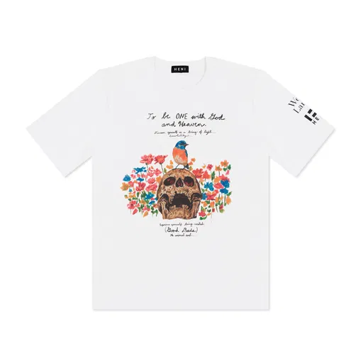 To be ONE with God and Heaven. T-Shirt (white)