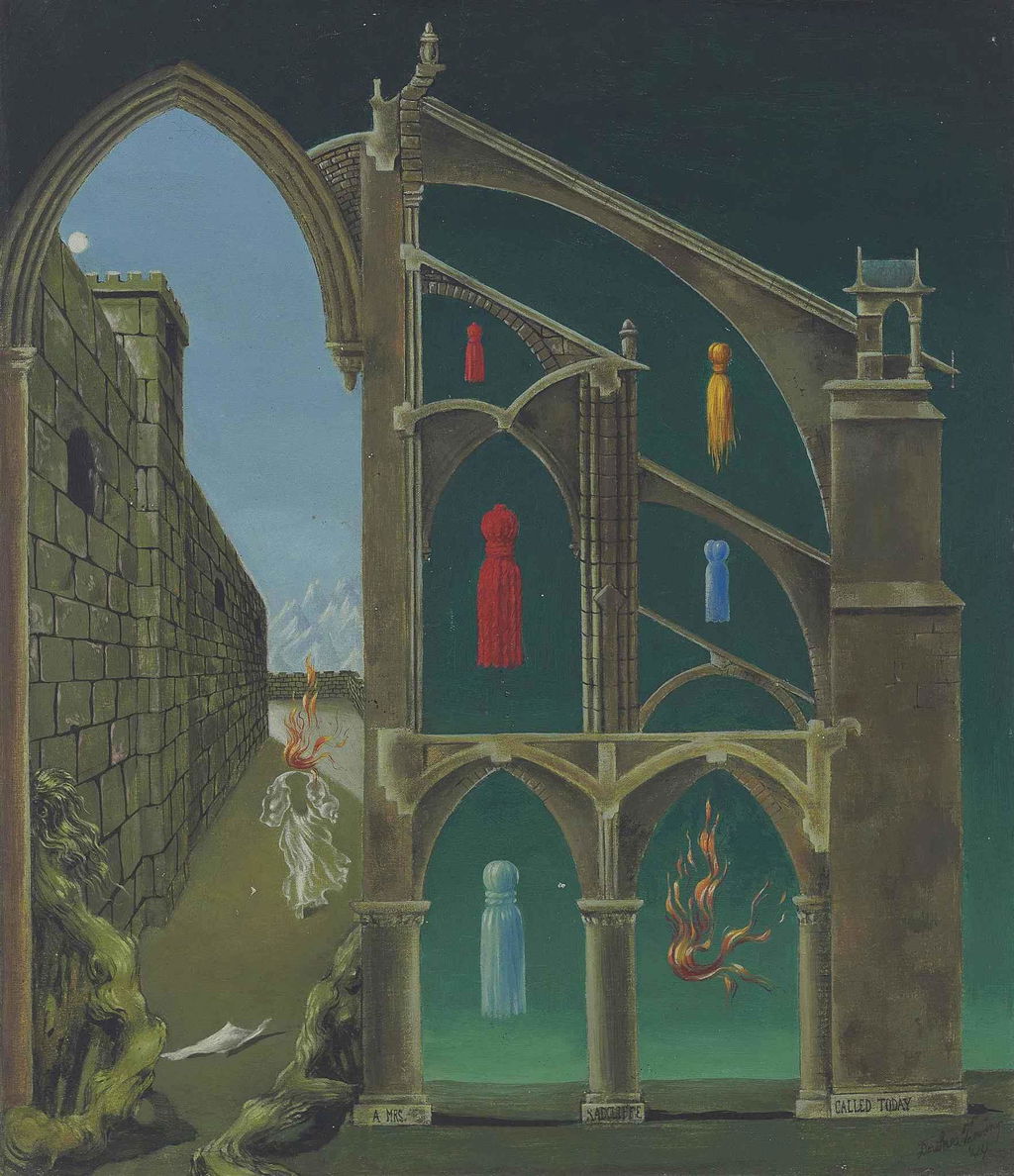 A Mrs. Radcliffe Called Today (1944). Sold for $424,500 in 2014. Image courtesy of Christie's