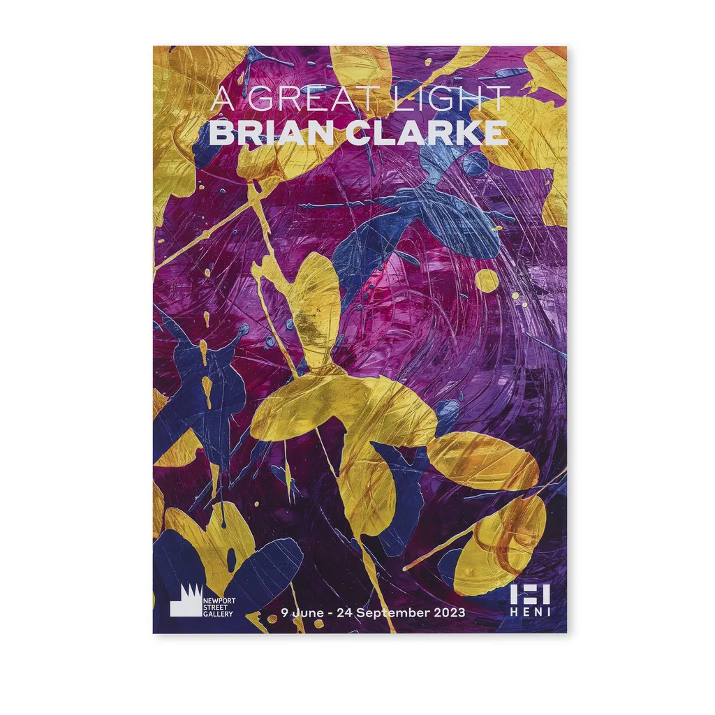 Brian Clarke Poster - Glossy Glass Panels 15  image #1 main image