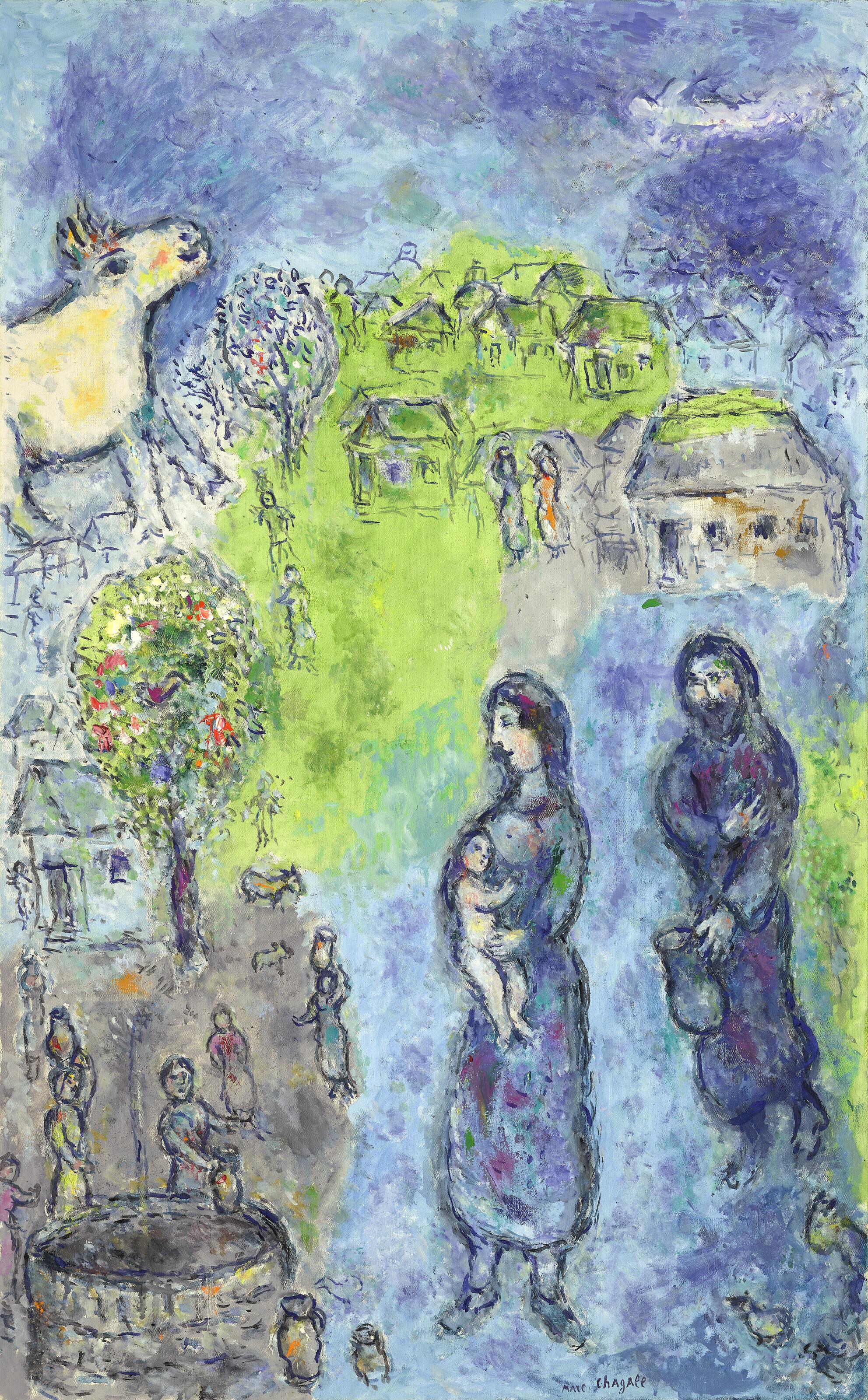 Marc Chagall、Les Paysans Russes Chagall, 