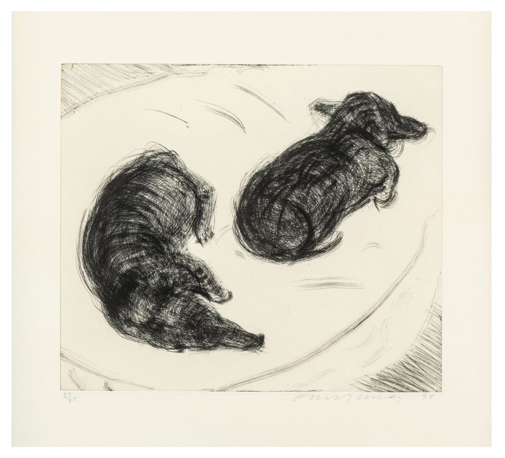 Dog Wall: One Plate by David Hockney sells for $37,300
