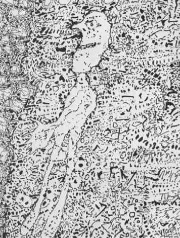 Personnage dans un paysage by Jean Dubuffet sold for $41,500. Image courtesy of Phillips