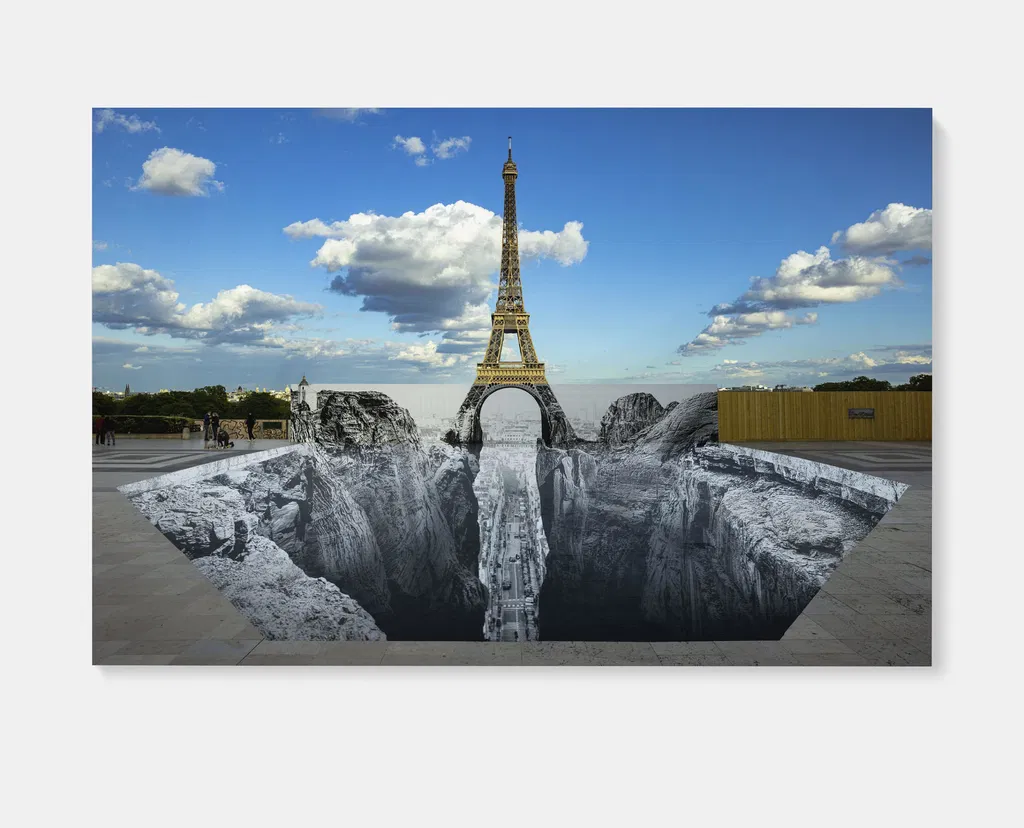 Trompe l'oeil, Les Falaises du Trocadéro, 19 mai 2021, 19h57, Paris, France, 2021 image #2