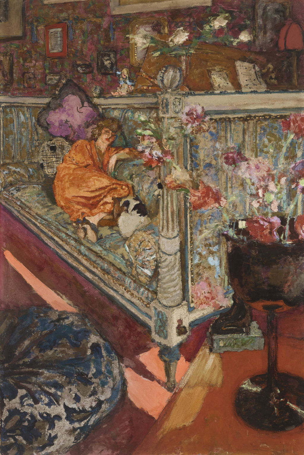 Yvonne Printemps dans le canapé. Image courtesy of Christie's