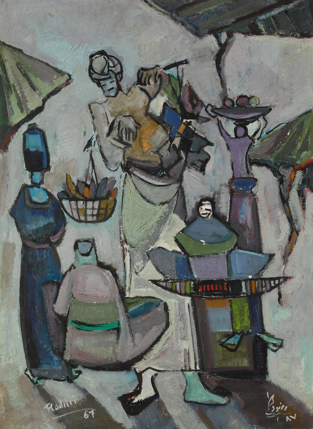 Untitled (Market Scene). Image courtesy of Sotheby's