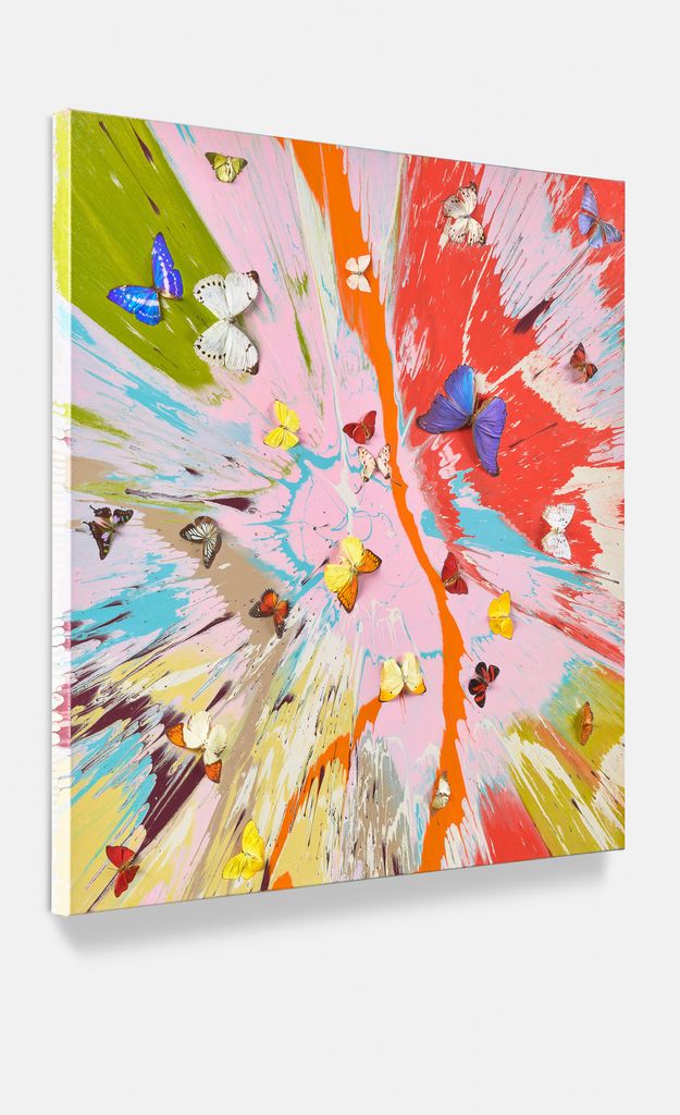 Beautiful Temple of Love Painting (with Butterflies) 2