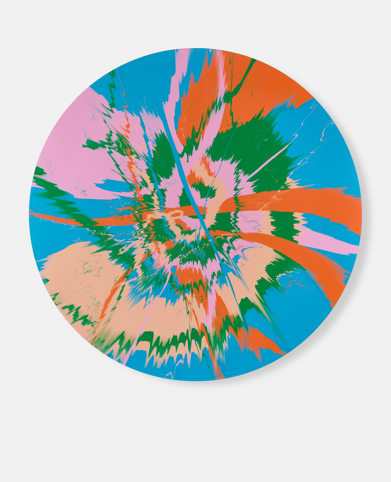 Beautiful, Remarkably Successful, Less Skilful, Perfectly Instinctive, Brave And Virtuous Gyration Painting image #1 main image