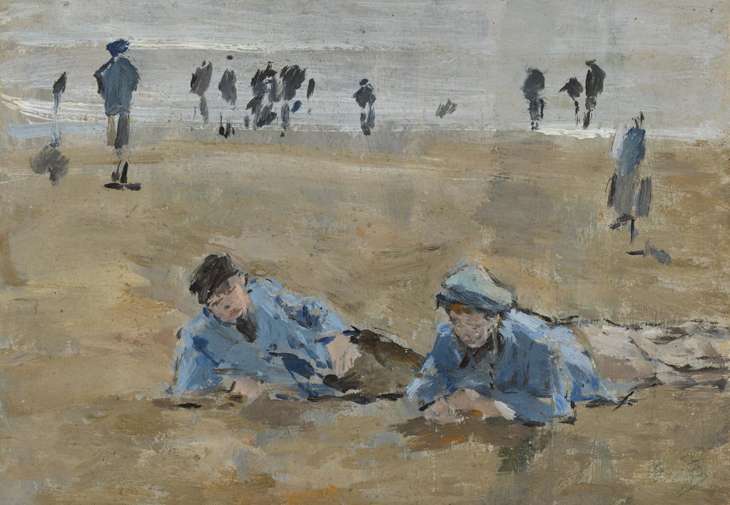Two Boys Lying on the Beach. Image courtesy of Christie's
