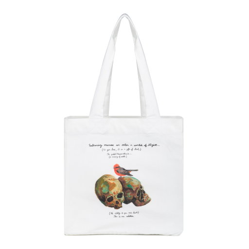 Embracing oneness we enter a world of light... Tote Bag