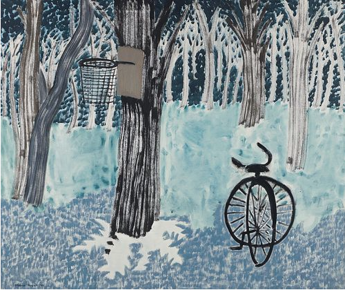 By the Edge of the Woods (1963). Sold for $66,000 in 2026. Image courtesy of Concept Art Gallery