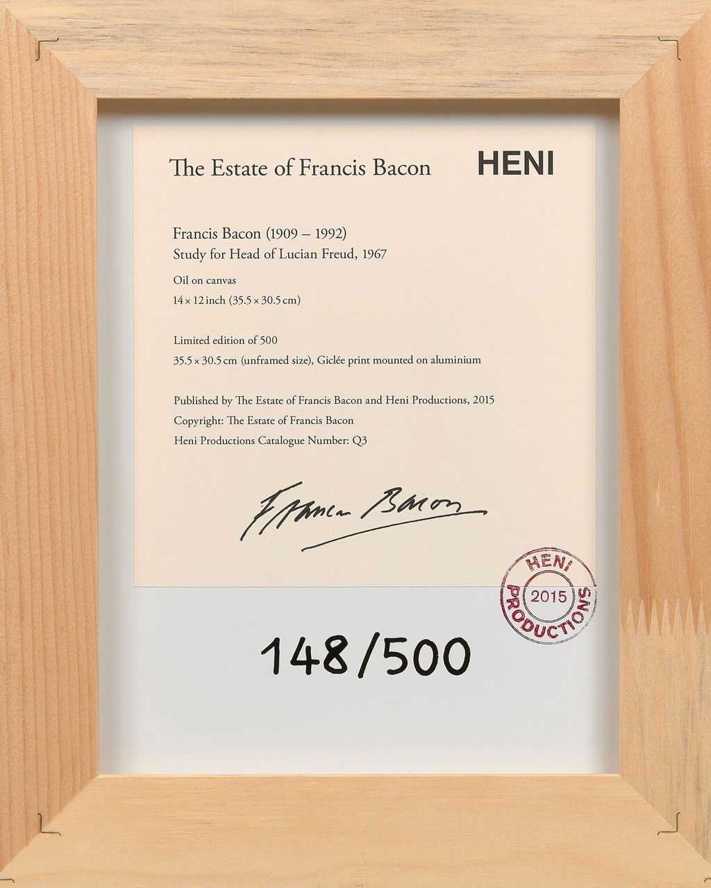 Study for Head of Lucian Freud image #4