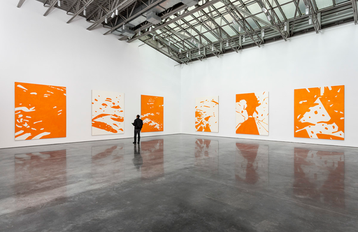 Alex Katz’s seas of orange