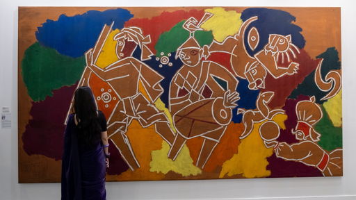 Who sold what at the India Art Fair?
