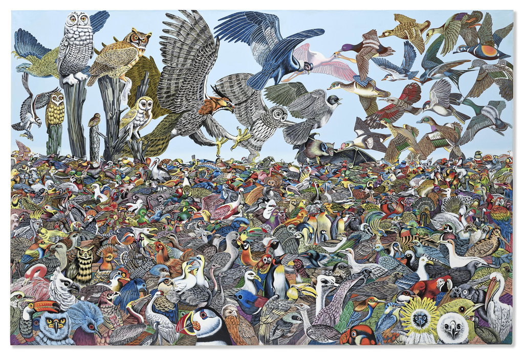 Birdscape. Image courtesy of Christie's