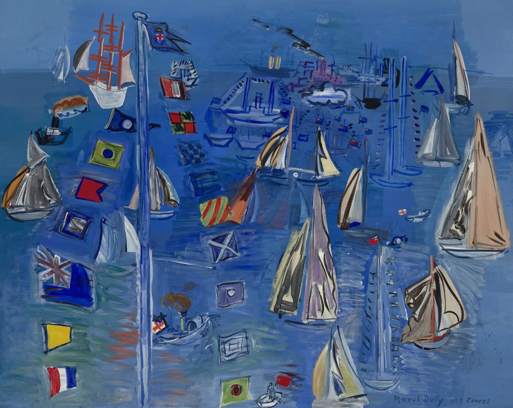 Régates à Cowes. Image courtesy of Christie's