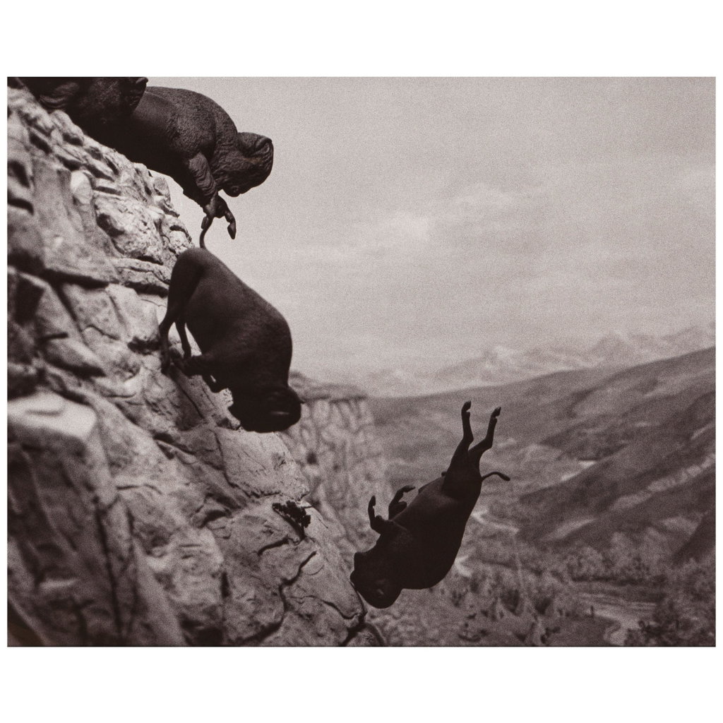 'Untitled' (Buffaloes) by David Wojnarowicz sold for $127,500. Image courtesy of Bonhams