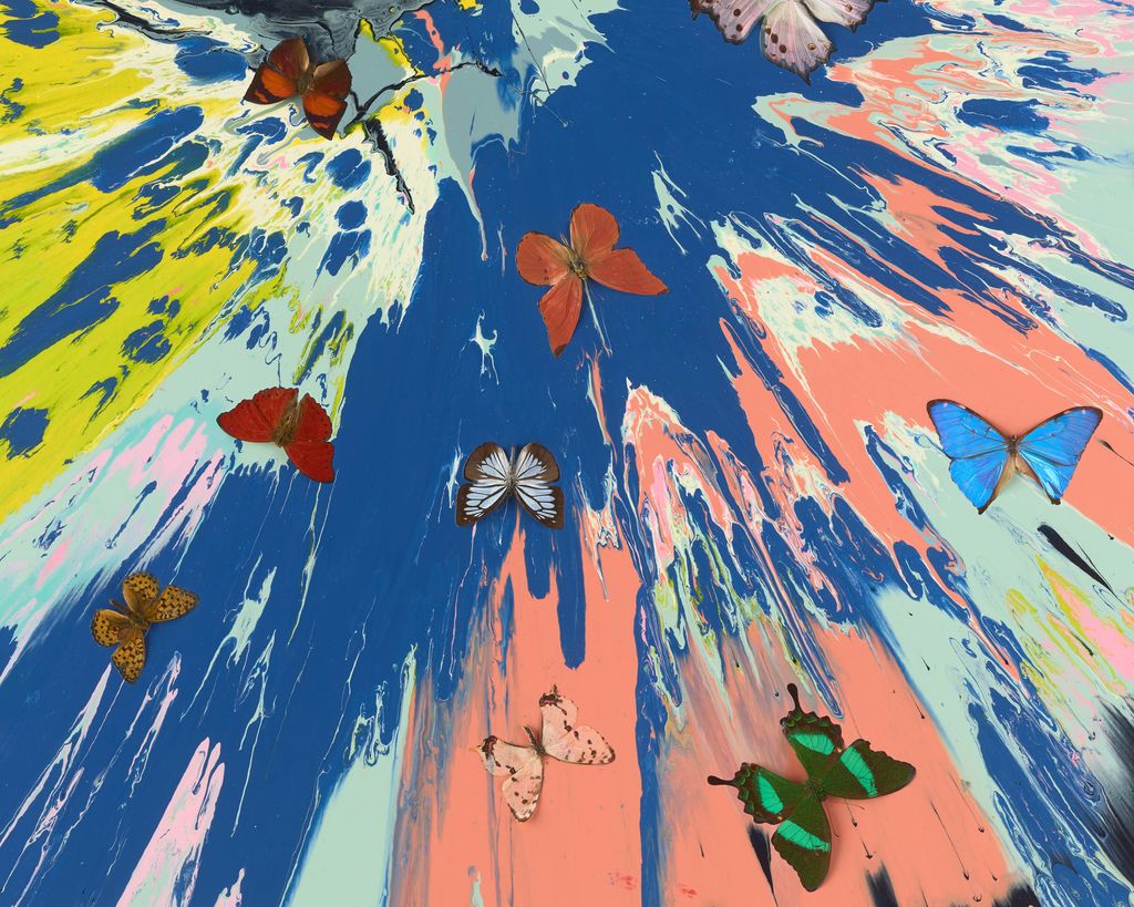 Beautiful Makes the World Go Round Painting (with Butterflies) 4