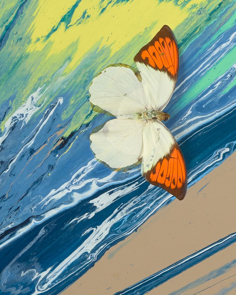 Beautiful Mysteries of the Deep Painting (with Butterflies) 3