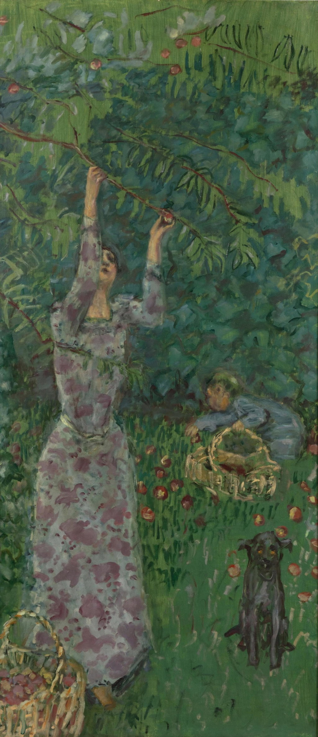 La cueillette des prunes by Pierre Bonnard estimated at $679,000 (low) to $905,300 (high). Image courtesy of Sotheby's