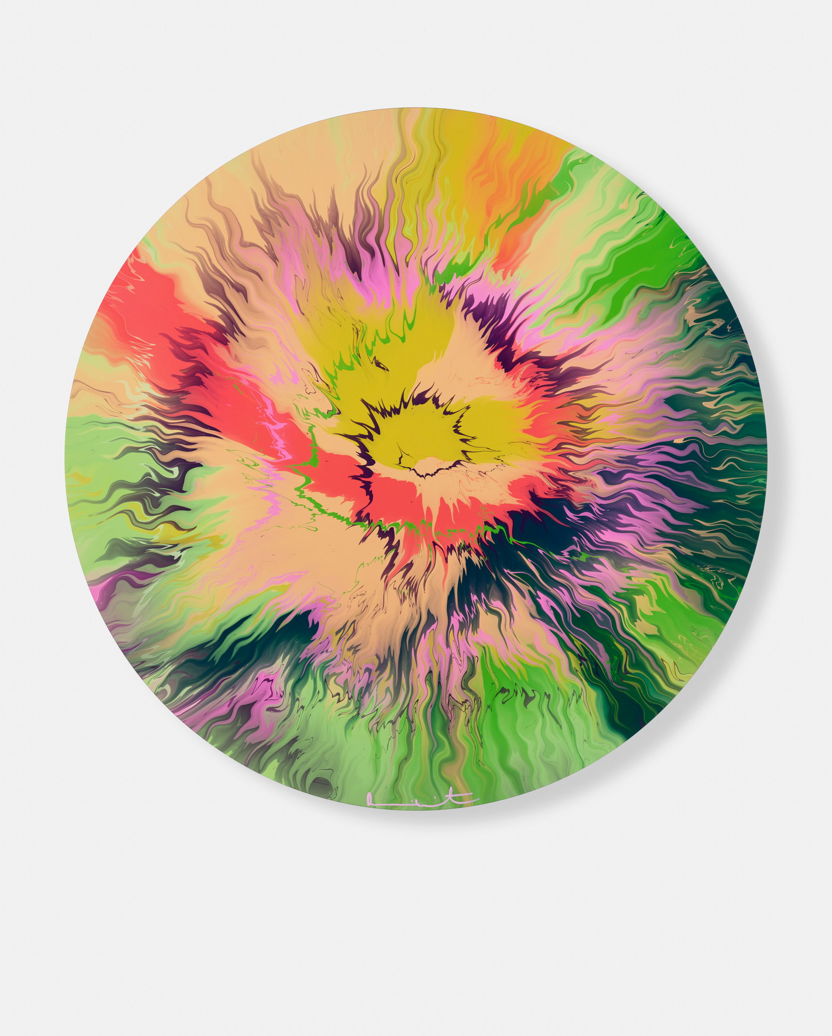 Beautiful, Choral-Wreathed Bursting River Painting image #1 main image