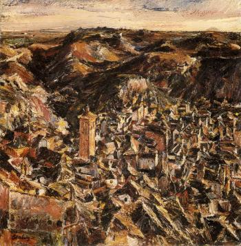 San Miguel Toledo afternoon (1929). Sold for $272,300 in 1998. Image courtesy of Sotheby's