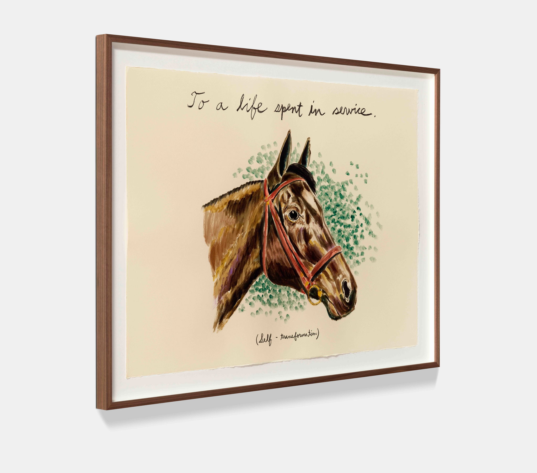 To a life spent in service. 2