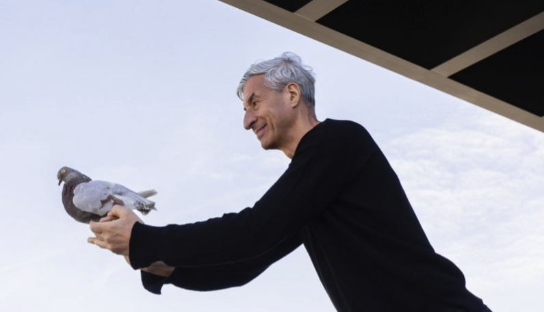 Maurizio Cattelan, NIGHT, is presented by Neue Nationalgalerie. Image courtesy of the artist and State Museums Berlin