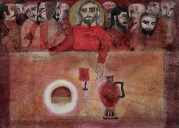 Last Supper (Undated). Sold for $52,100 in 2008. Image courtesy of Saffronart