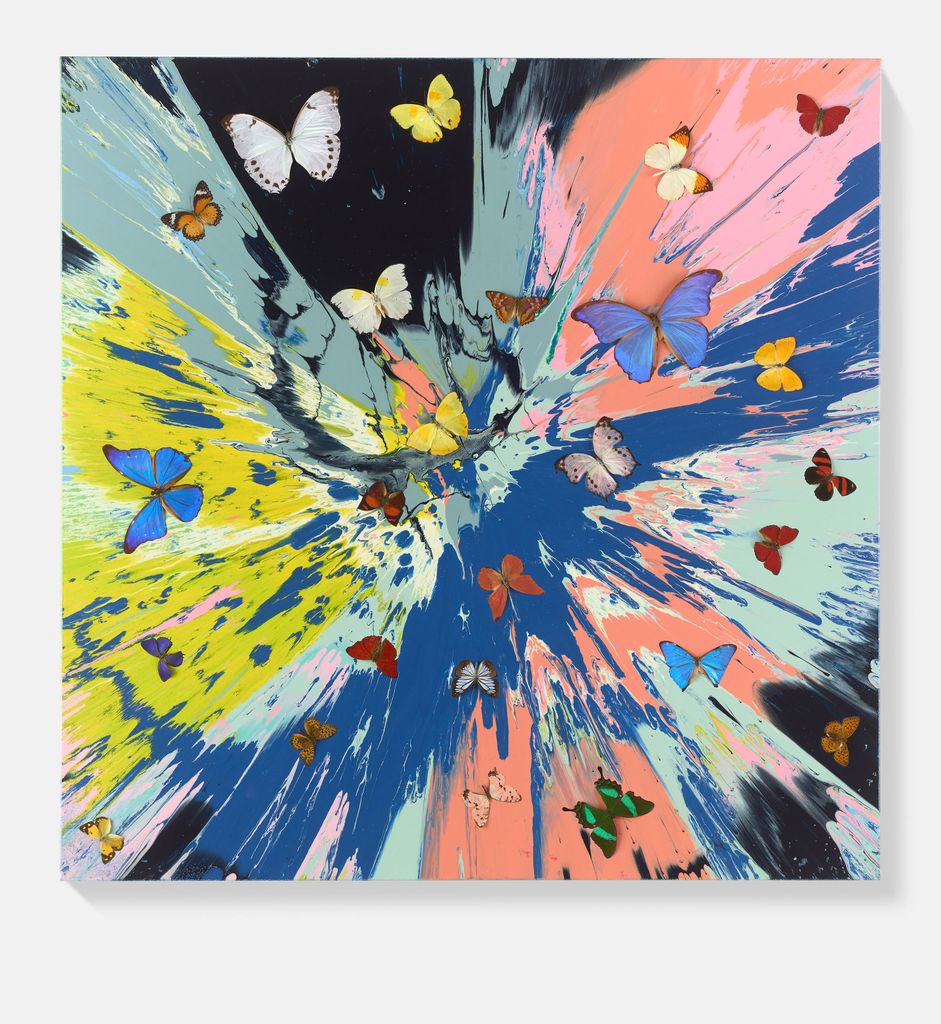 Beautiful Makes the World Go Round Painting (with Butterflies) 1 main image