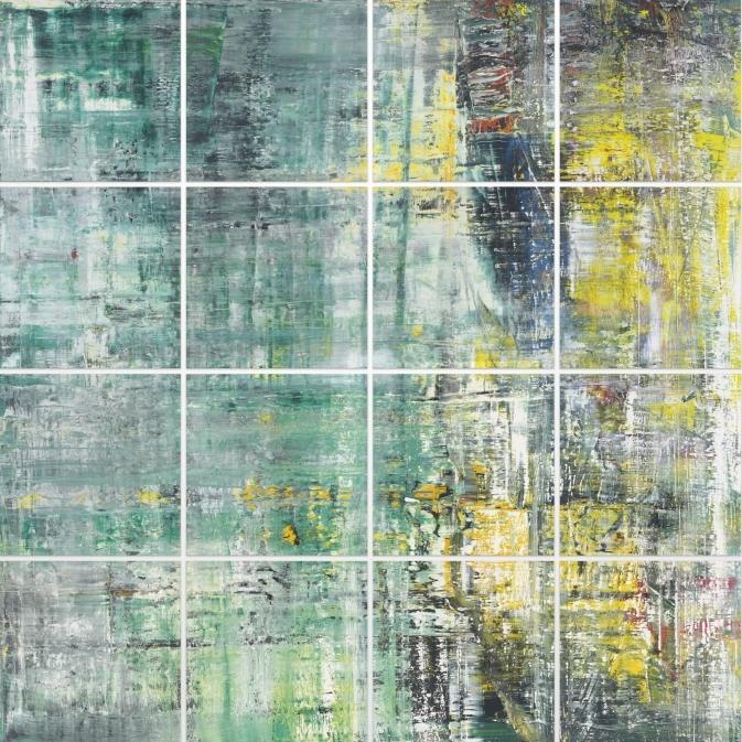 Cage Grid (Complete Set) by Gerhard Richter sold for $682,700. Image courtesy of Sotheby's