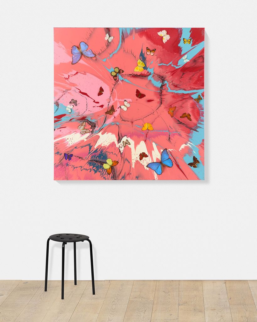 Beautiful Flesh, Blood and Bone Painting (with Butterflies) scale image