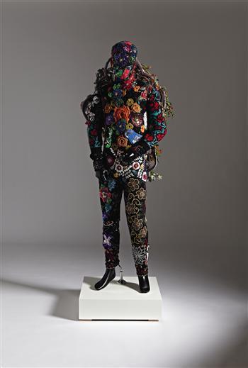 Soundsuit (2005). Sold for $110,500 in 2011. Image courtesy of Phillips de Pury