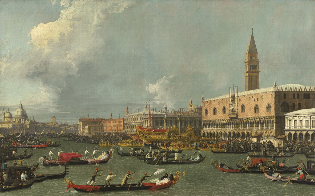 Venice, the Return of the Bucintoro on Ascension Day. Image courtesy of Christie's