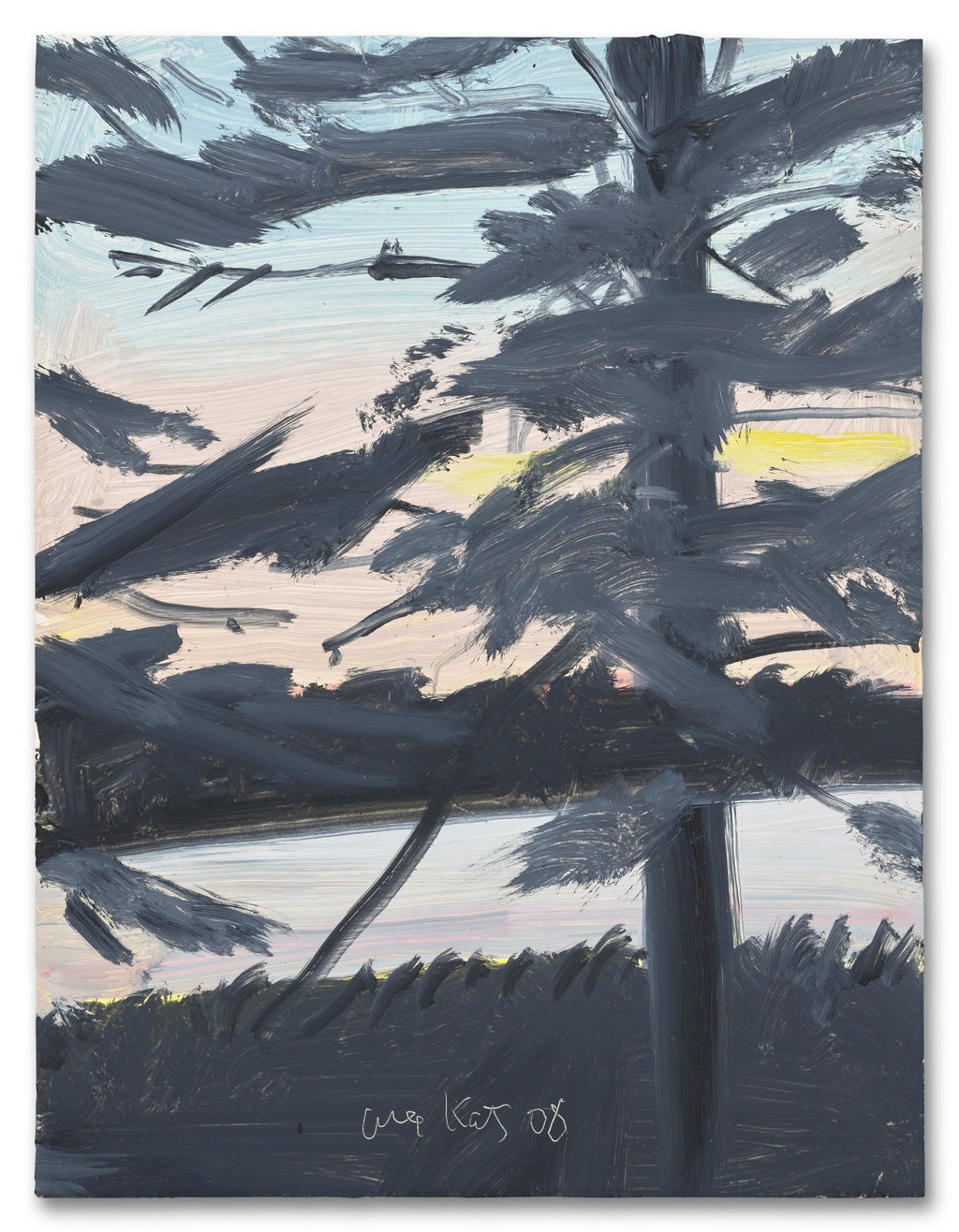 Sunset 1 by Alex Katz sold for $136,700. Image courtesy of Christie's
