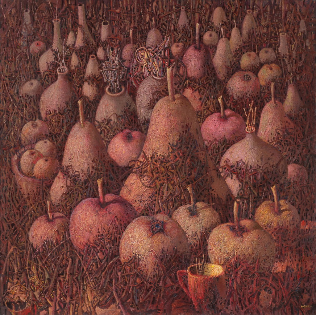 Generous Planet by Ivan Marchuk sold for $111,800. Image courtesy of Sotheby's