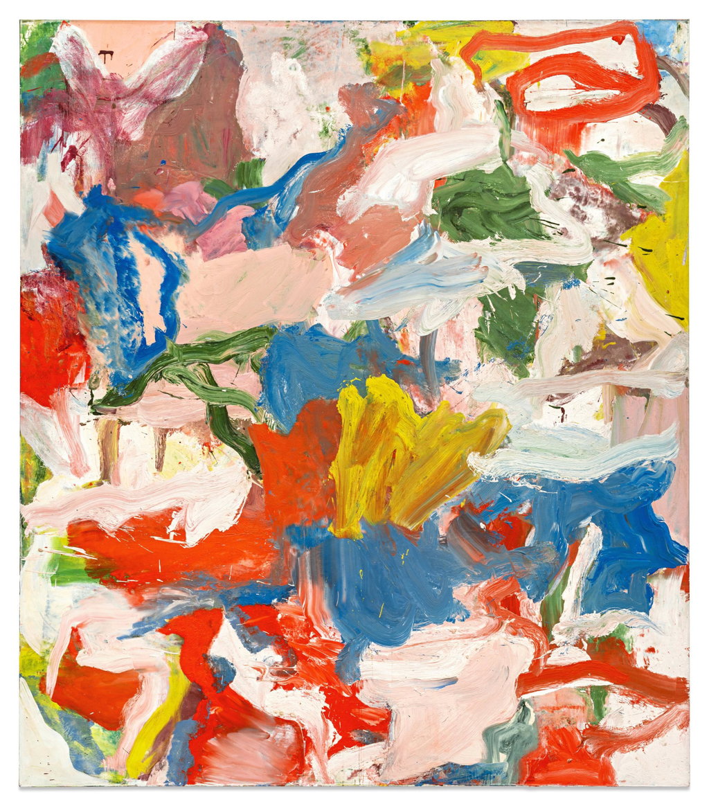 Untitled III by Willem de Kooning estimated at $25m (low) to $35m (high). Image courtesy of Sotheby's