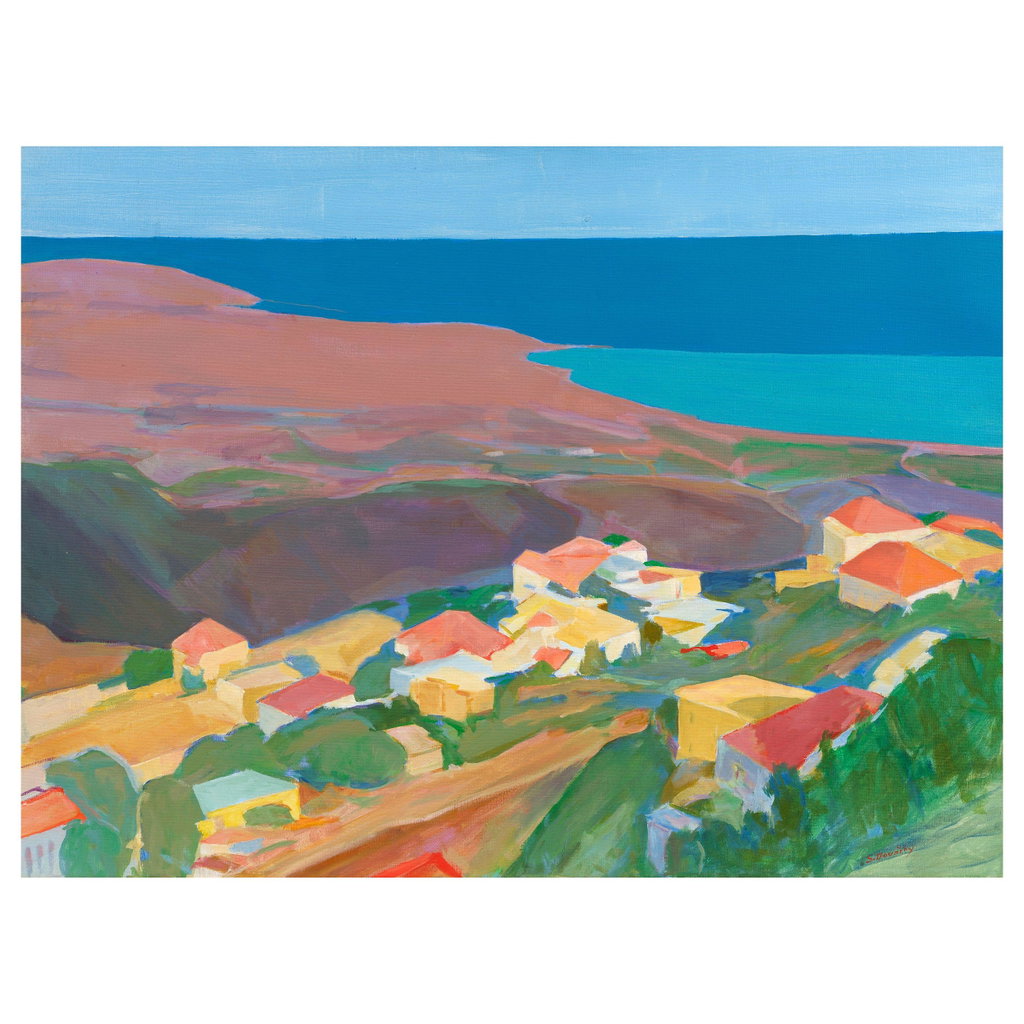 Bay of Akkar by Saliba Douaihy sold for $140,400. Image courtesy of Bonhams