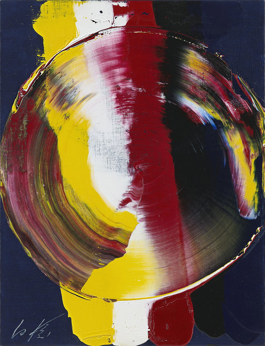 Goshiki zanmai (Five colors samadhi). Image courtesy of Christie's