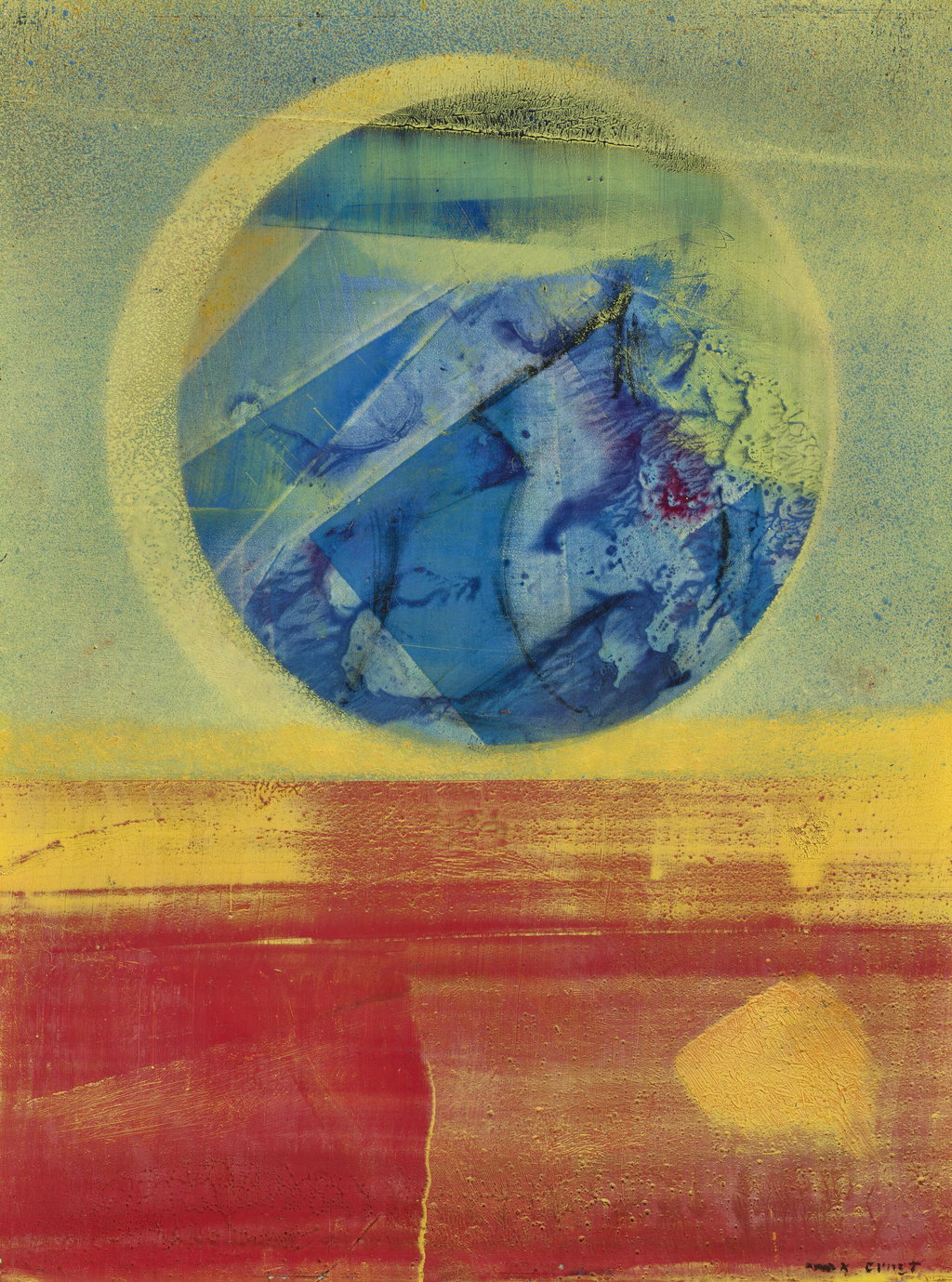 Marriage of Heaven and Earth - Variation in Blue and Red. Image courtesy of Christie's