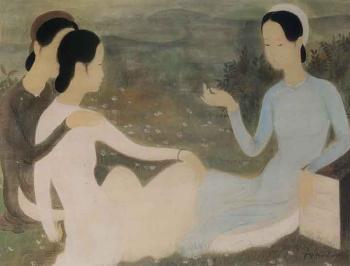 La conversation (1944). Sold for $146,100 in 2005. Image courtesy of Sotheby's