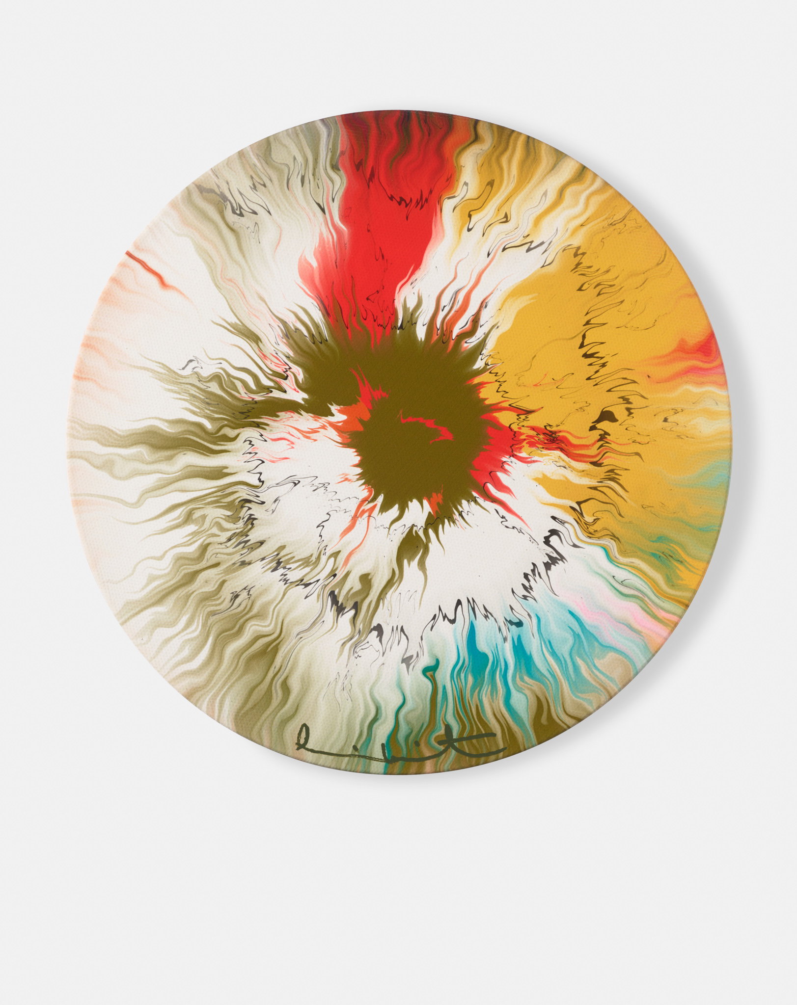 Beautiful, Softly-Treading Bursting River Painting image #1 main image
